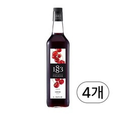 1883루틴 체리 시럽, 1L, 4개