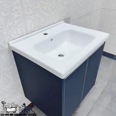 61cm防水浴櫃 不鏽鋼櫃體 臉盆櫃 洗手台, 1個, 盆+櫃,不開紙抽孔, 盆+櫃,不開紙抽孔