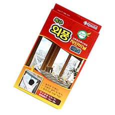 창문 외풍차단 방풍비닐 대형2x3.4m 창문바람막이 외풍차단 방풍비닐 고투명도특수비닐, 단일 본품