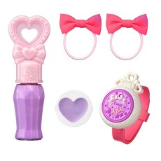 반다이 (BANDAI) 트로피컬 ~ 쥬 프리큐어 Pretty Holic 큐어 코랄 러블리 귀여운 코스메틱 세트, 상세페이지 참조, 1개