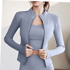 긴팔 필라테스 요가복 상의 집업 헬스 운동복 커버업