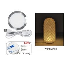 DIY 모델 LED 램프 키트 001 달 글로브 -HKO02 업그레이드된 다색 조정 3D 프린터 액세서리용, 01 Warm White, 06 1 pcs