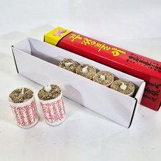 부정풀이 사각 쑥 (2종) 액땜 무속 부정치기 비방 나쁜기운 액막이, 1개, 부정풀이사각쑥(부적있음)