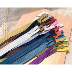 티제이 콘솔지퍼(숨은지퍼) 25cm 61cm 31컬러, 25cm 블루그레이, 1개