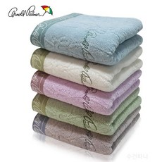아놀드파머 리본 140g 세면타올 호텔타월 수건답례품 745002, 카키