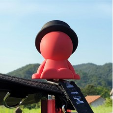 블랙스미스 젠틀맨 타프 폴대캡 낙뢰방지 타프고정 (레드), 레드, 1개