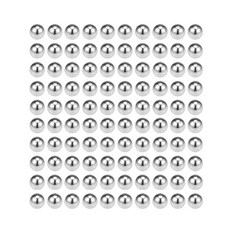 uxcell 1.3mm 베어링볼 304 스테인레스 G100 정밀볼 100개, 3.5mm