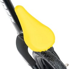 자전거 안장 쿠션 메모리폼 충격흡수 아이레 커버 스트라이더 페달 없는 킥보드 유아 스트라이더용 무지, 노란색