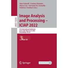 (영문도서) Image Analysis and Processing - ICIAP 2022: 21st International Conference Lecce Italy May ... Paperback, Springer, English, 9783031064326