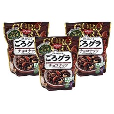 닛신 고로구라 초코 시리얼 & 넛츠 3종, 3개, 360g