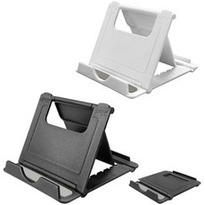 2팩 휴대폰 스탠드 접이식 책상용 홀더 Phone 15 14 13 12 11 Pro Xs Max Xr X 8 닌텐도 스위치 모든 휴대폰 블랙 앤 화이트와 호환 가능, Black & White
