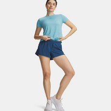 [백화점 정품] 언더아머 Under Armour (6009965D498) 여성 UA 배니시 우븐 3인치 쇼츠 반바지