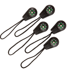 휴대용 미니 나침반 스트랩 캠핑 등산 캠퍼스용, 5개, 검정