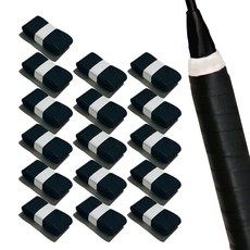 VOLAR 1.1m 파스텔 벌크 그립 테이프 TENNIS 공용 16개입, 블랙, 1개