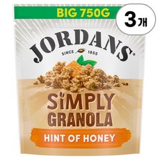 조단스 심플리 그래놀라 Jordans Simply Granola 750g, 3개