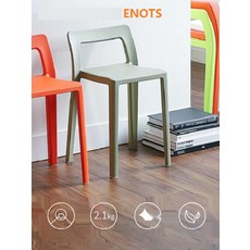 의자 ENOTS 미니멀 체어 4COLOR 에노츠 다이닝 인테리어, 5. 화이트 벤치