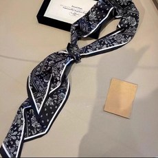여성용 봄여름 블랙 리본 목도리 셔츠용 얇은 스카프 벨트, 롱 스카프 145cm