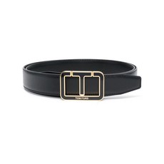 톰포드 톰 포드 로고 버클 가죽 벨트