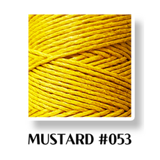 세기텍스타일 1.0mm 61m 햄프끈 햄프실 매듭공예 마크라메재료 (55컬러) 포장끈 라벨끈, 51 MUSTARD #053, 1개