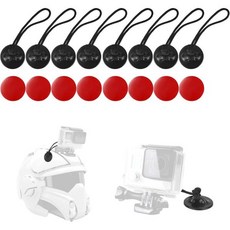 8개 액션 카메라 안전 끈 고강도 패드 강력 접착 스티커 스트랩 액세서리 인스타360 x4 x3 DJI OSMO SJCAM AKASO 헬멧 마운트, 8pcs 액션 카메라 안전 테더 고강도 접착 스티커 스