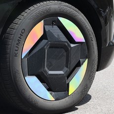 EV5 홀로그램 19인치 휠스티커 휠마스크 호환 꾸미기, 홀로그램계열, 4개