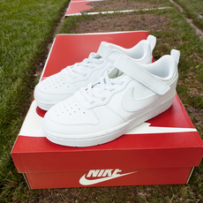 나이키 코트 버로우 로우 화이트 어린이 아동용 올백 흰색 운동화 스니커즈 신발