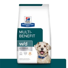 希爾思Hill s 犬用w/d 處方食品，幫助維持愛犬消化道機能健康，維持理想體態, 1個, 犬w/d 8.5lb -26年/7月