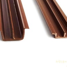 대목 유리홈레일 5mmx6자 밤색 이동, 상부