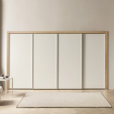 보루네오 에손 슬라이딩 붙박이장 30cm, 아이보리 30cm