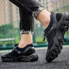 남성 아쿠아 슈즈 경량 물놀이 캐주얼 여름 아쿠아 슈즈 메쉬 신발 아웃도어 트래킹화 활동화 운동화