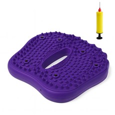 헬스 스텝퍼 다이어트 스텝머 가정용 발판기 천국의계단 미니 운동기구 조용한 체형관리 머신 (공기 펌프 증정!), 보라색