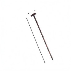 手工筇竹T型手杖, 大漆竹根T型筇竹手杖, 1個