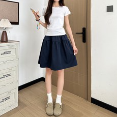 【高腰顯瘦A字】工裝半身裙 短裙 半身裙 五分裙 卡其色 薄款 學院風 工裝風 小個子友好 夏季新款