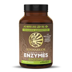 SUNWARRIOR 酵素素食膠囊 無麩質, 1個, 90 件