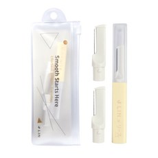 【J-LIN】專業替換刀片除眉刀組 1刀2替芯 輕鬆上手, 1個