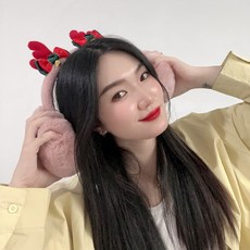 방울방울 루돌프 귀마개 성탄절귀마개 겨울귀덮개