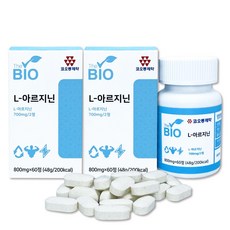 코오롱제약 L-아르지닌 60정 2통 엘 아르기닌, 2개