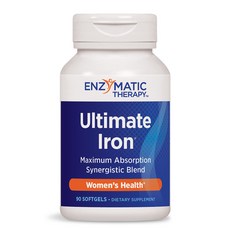 Enzymatic Therapy 女性鐵補充軟膠囊, 90顆, 1罐