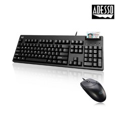ADESSO 艾迪索 AKB-630SB M6 台灣製 USB有線 讀卡機鍵盤滑鼠組