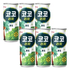 롯데칠성 코코리치 포도, 240ml, 6개