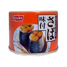 닛스이 고등어 통조림 (데리야끼 간장 페이스트 고등어) 6. Nissui Saba fish can (Mackerel in teriyaki Soy Sauce Paste) 6.70oz, 1개