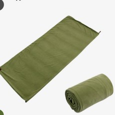 캠핑 차박 침낭라이너 여름 여행용 침낭 담요, 03플리라이너-카키