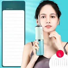 진심글로벌 전동치실 휴대용 스마트치실 전동칫솔, 1개, 풀세트 그린 스마트 치아세정 치아틈 8노즐, 기본 모델명/품번