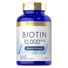 칼라일 비오틴 10000mcg 소프트젤, 300정, 6개