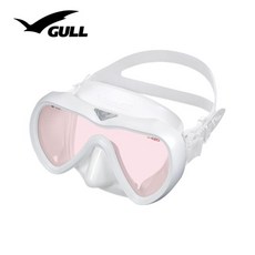 GULL 걸 베이더 스쿠버 프리다이빙 마스크 화이트 실리콘