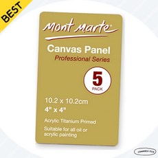 몽마르뜨캔버스 미니캔버스 귀여운소품만들기 10x10cm 5매입 픽앤코501