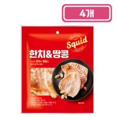 썬푸드 한치 앤 땅콩, 55g, 4개