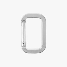 등산장비 나침반 카라비너 실버 키링 아웃도어 다용도, 1개