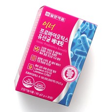 일양약품 프로바이오틱스 여성 질유래 유산균 1박스 1개월 락토바실러스, 2g, 30개