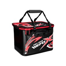 WEFOX WEX-5006 雙色餌袋 30cm A撒桶/誘餌袋, 黑紅